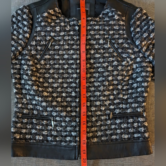 THE LIMITED Cropped Tweed Jacket - Size XSP - Picture 4 of 4